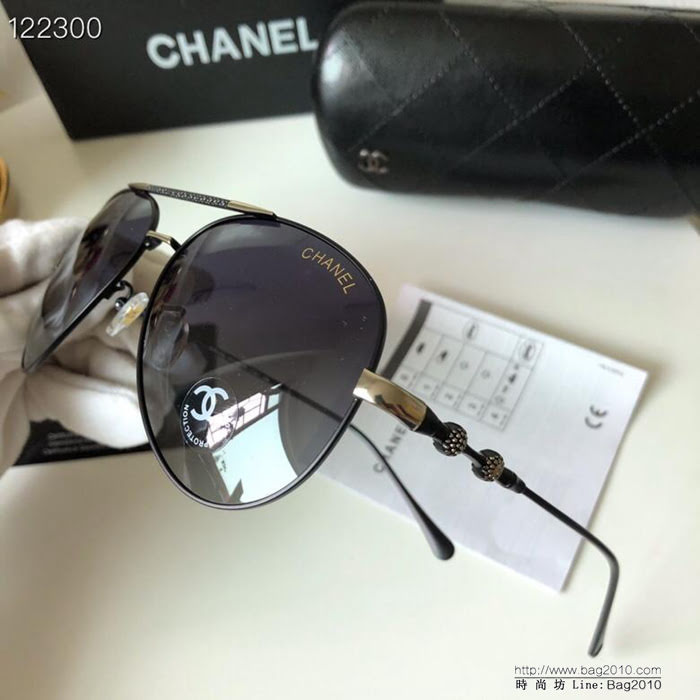 CHANEL香奈兒 2019新品 偏光金屬 寶麗來高清偏光鏡片 男女同款 太陽鏡 0205  lly1089